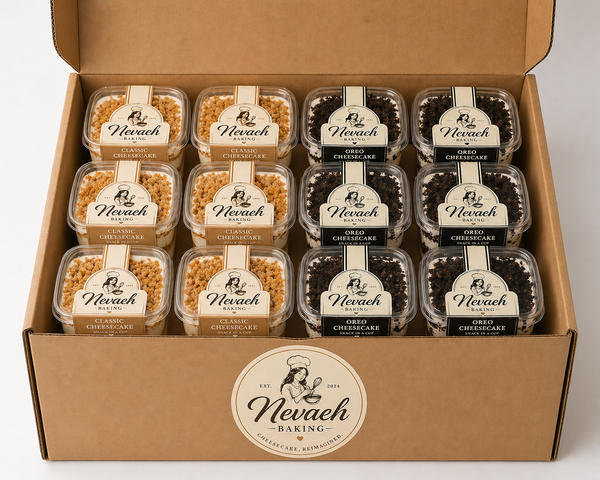 Nevaeh Baking Cheesecake Bundle – 12 Pack (Classic + Oreo)